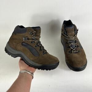 Vasque Skywalk Ranger Hiking Boots Men's 7.5 Brown Leather Lace Up Waterproof